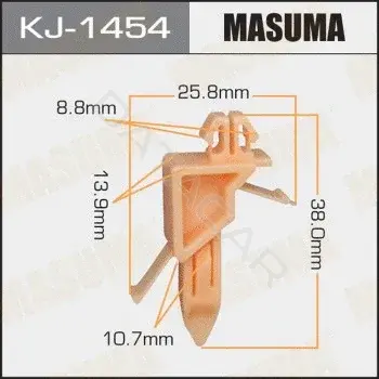Клипса молдинга MASUMA KJ-1454