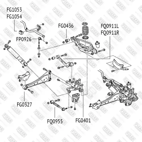 Стойки стабилизатора FIXAR FP0926