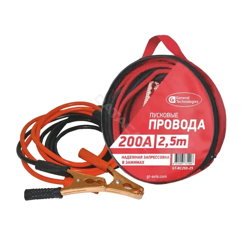 Пусковые провода GENERAL TECHNOLOGIES gt-bc200-25