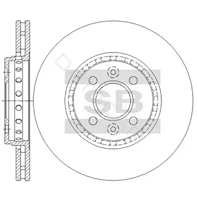 Тормозные диски Hi-Q SD3073