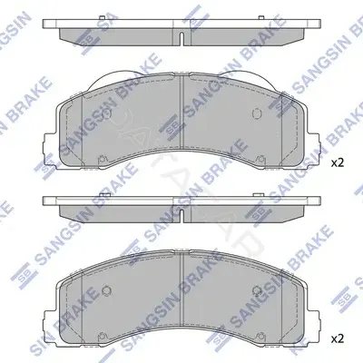 Тормозные колодки Hi-Q SP4056