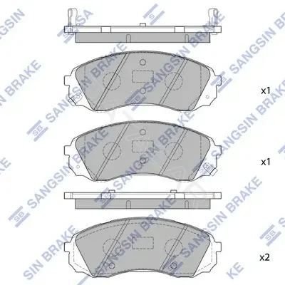 Тормозные колодки Hi-Q SP1238(SD)