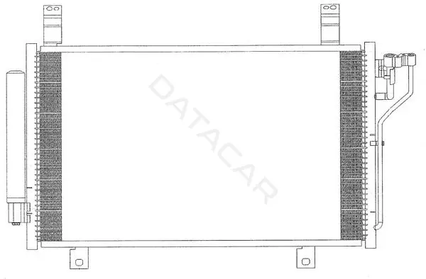 Радиатор кондиционера SAKURA 5301-9804