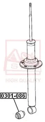 Сайлентблок рычага ASVA 0301-086