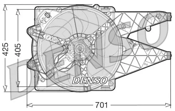 Вентилятор радиатора DENSO DER09101