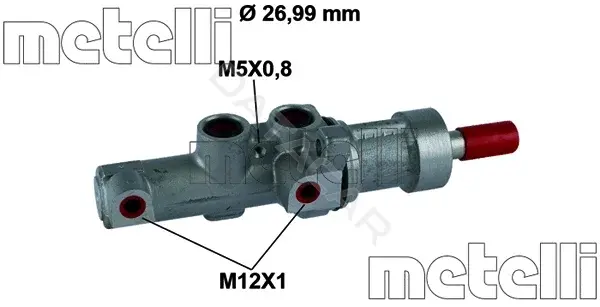 Главный тормозной цилиндр METELLI 05-0867