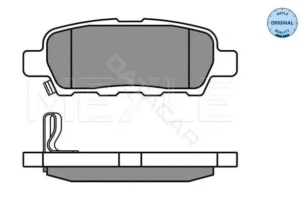 Тормозные колодки MEYLE 0252387114/W