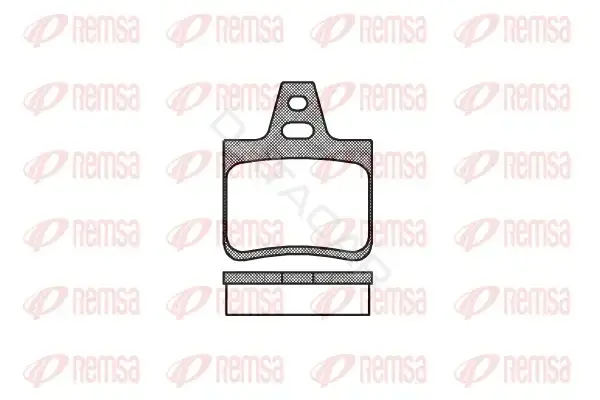 Тормозные колодки REMSA 0102.10