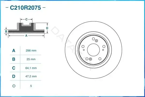 Тормозные диски CWORKS C210R2075