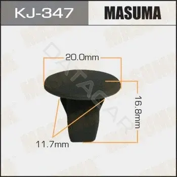 Клипсы, фиксаторы, зажимы MASUMA KJ-347