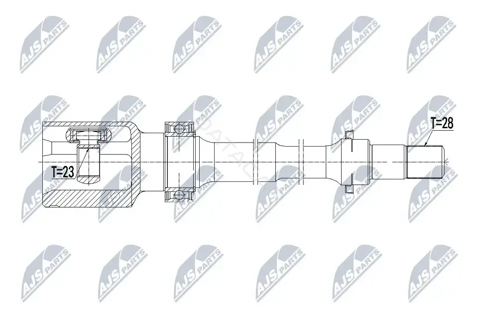 Шрус NTY NPW-MZ-057