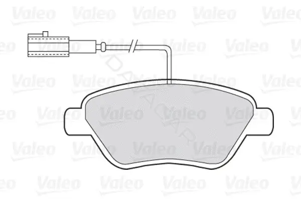 Тормозные колодки VALEO 301426