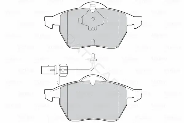 Тормозные колодки VALEO 301751
