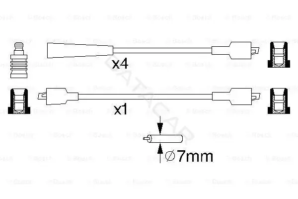 Высоковольтные провода BOSCH 0986356828