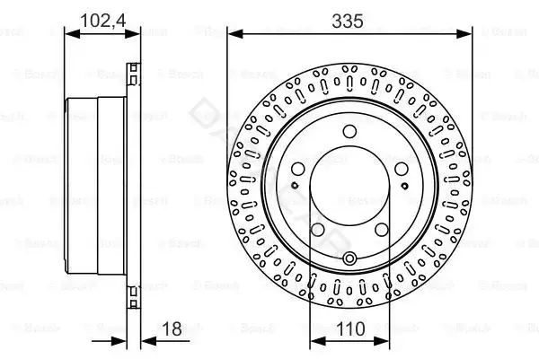Тормозные диски BOSCH 0986479A61