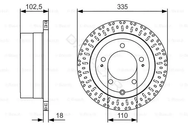 Тормозные диски BOSCH 0986479U32