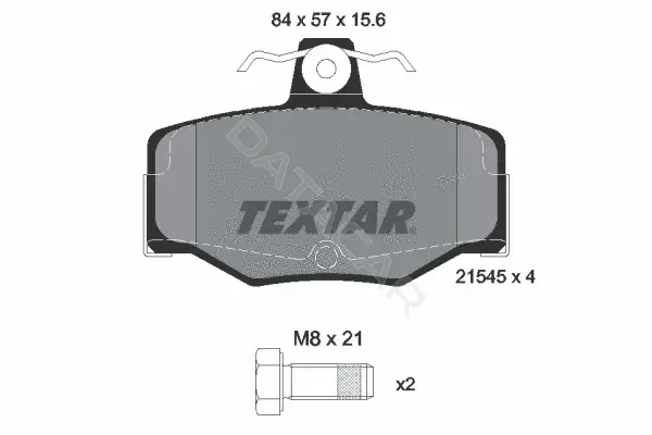 Тормозные колодки TEXTAR 2154501
