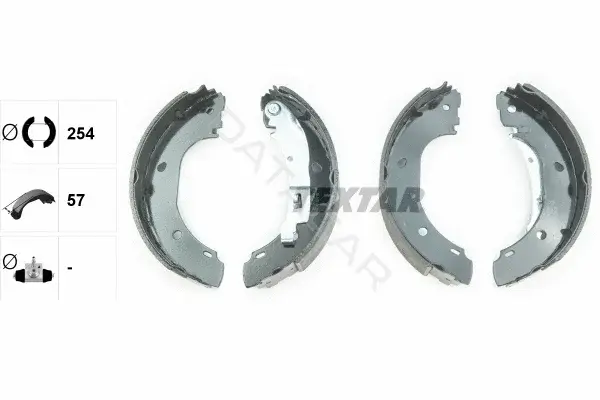Барабанные колодки TEXTAR 91060900