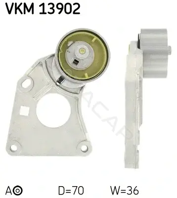 Натяжной ролик ГРМ SKF VKM13902