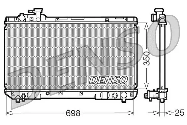 Радиатор охлаждения DENSO DRM50020