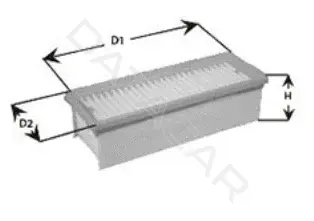 Воздушный фильтр CLEAN FILTERS MA3182