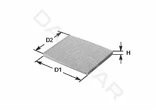Фильтр салонный CLEAN FILTERS NC2128CA