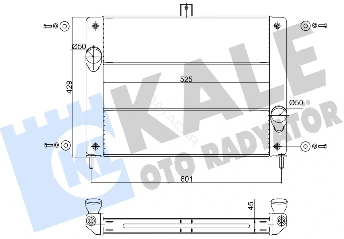 Интеркулер KALE OTO RADYATÖR 360715