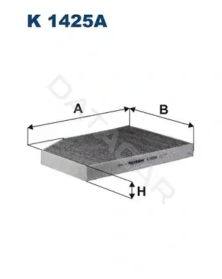 Фильтр салонный FILTRON K1425A