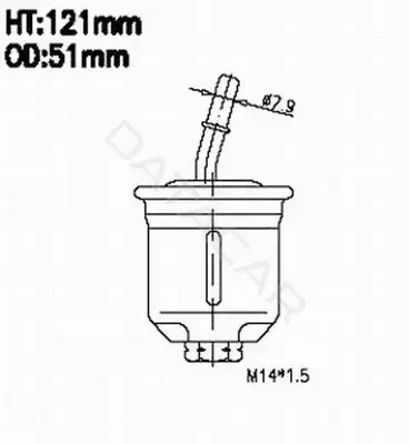 Топливный фильтр Azumi FSP23203