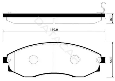 Тормозные колодки HSB GOLD HP0012