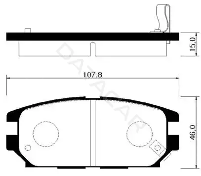 Тормозные колодки HSB GOLD HP0026