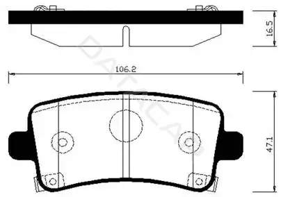 Тормозные колодки HSB GOLD HP2025