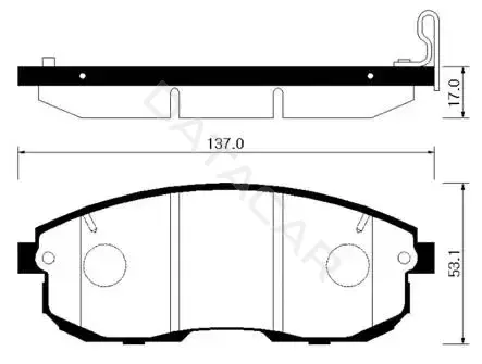 Тормозные колодки HSB GOLD HP3001