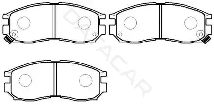 Тормозные колодки HSB GOLD HP5064