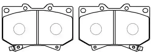 Тормозные колодки HSB GOLD HP5087