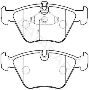 Тормозные колодки HSB GOLD HP5185