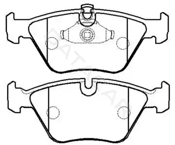 Тормозные колодки HSB GOLD HP5252