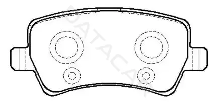 Тормозные колодки HSB GOLD HP5257
