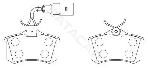 Тормозные колодки HSB GOLD HP8418