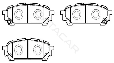 Тормозные колодки HSB GOLD HP8424