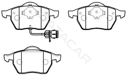 Тормозные колодки HSB GOLD HP8536