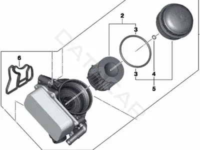 Масляный фильтр BMW 11427634292
