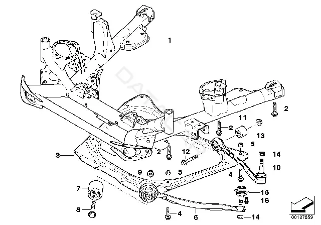 Сайлентблок рычага BMW 31126769715