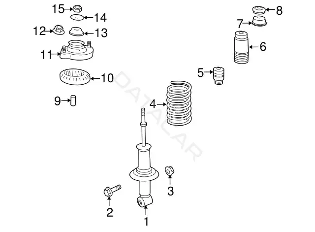Болт подвески MITSUBISHI MU140029