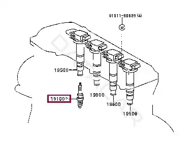 Свечи зажигания TOYOTA 9091901230