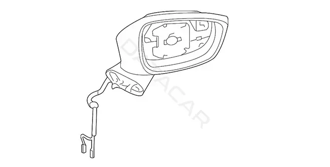 Наружное зеркало VAG 5M0857521C