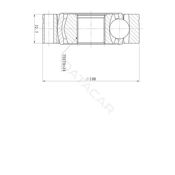 Шрус GANZ GIK04014