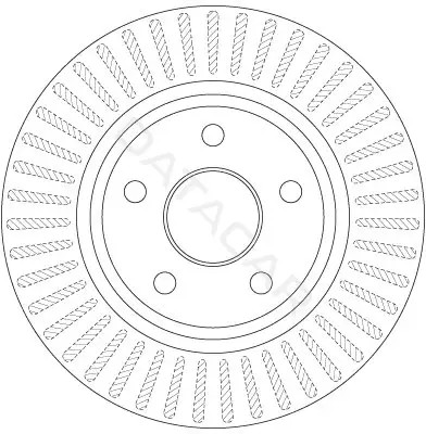 Тормозные диски TRW DF6251