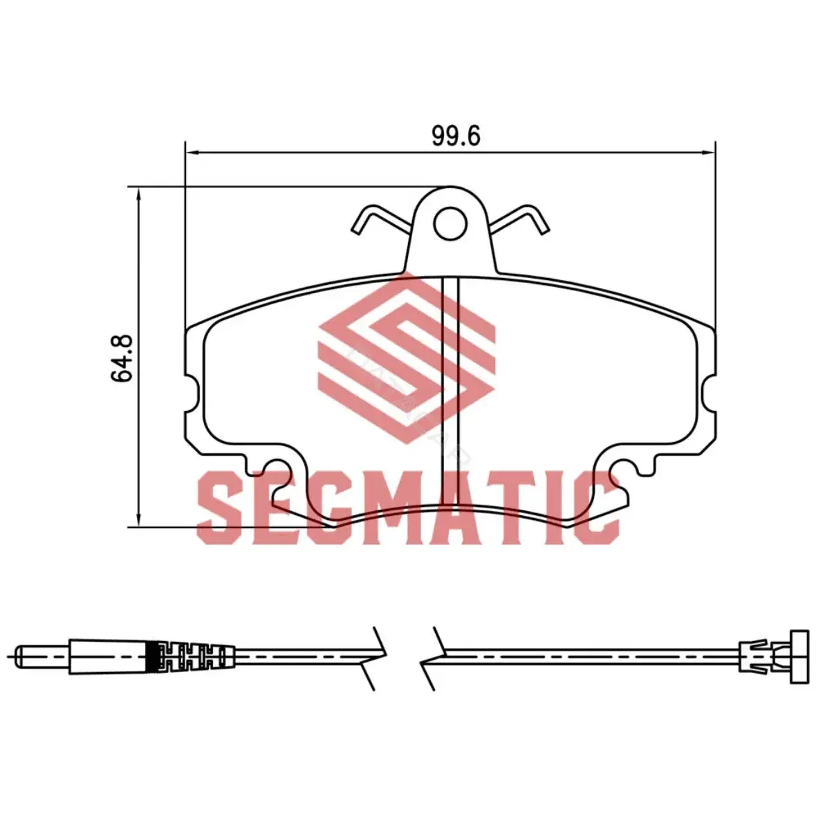 Тормозные колодки SEGMATIC SGBP2583