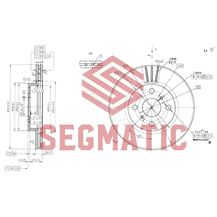 Тормозные диски SEGMATIC SBD30093130